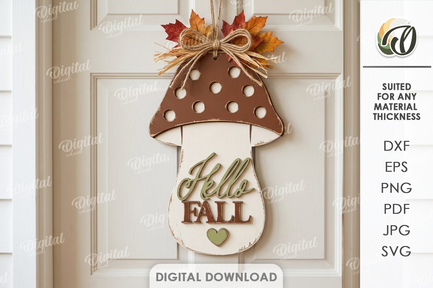 [Laser cut and engrave] 3D Rustic Fall Wall Signs Bundle. Pumpkin Door Hanger Laser Cut File. Autumn Farmhouse Decor SVG. Welcome Sign. Fall Quotes. Leaves