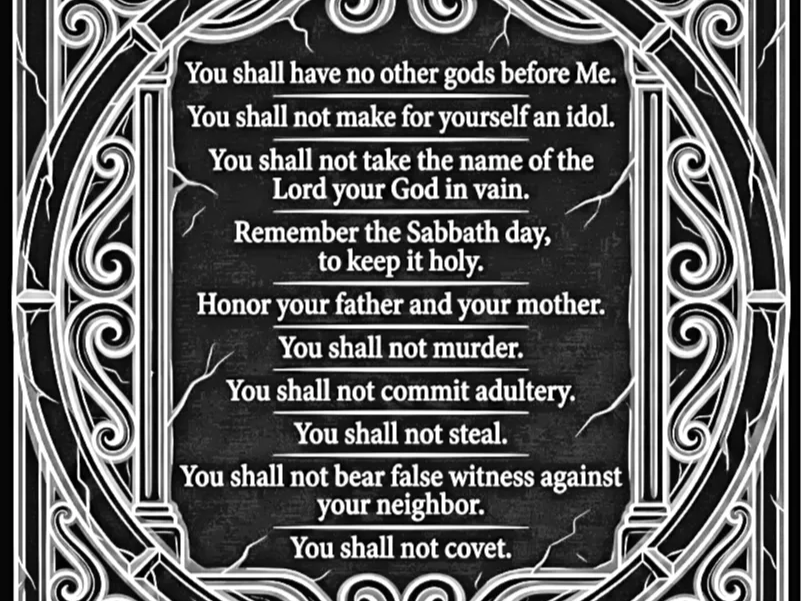 The Ten Commandments.