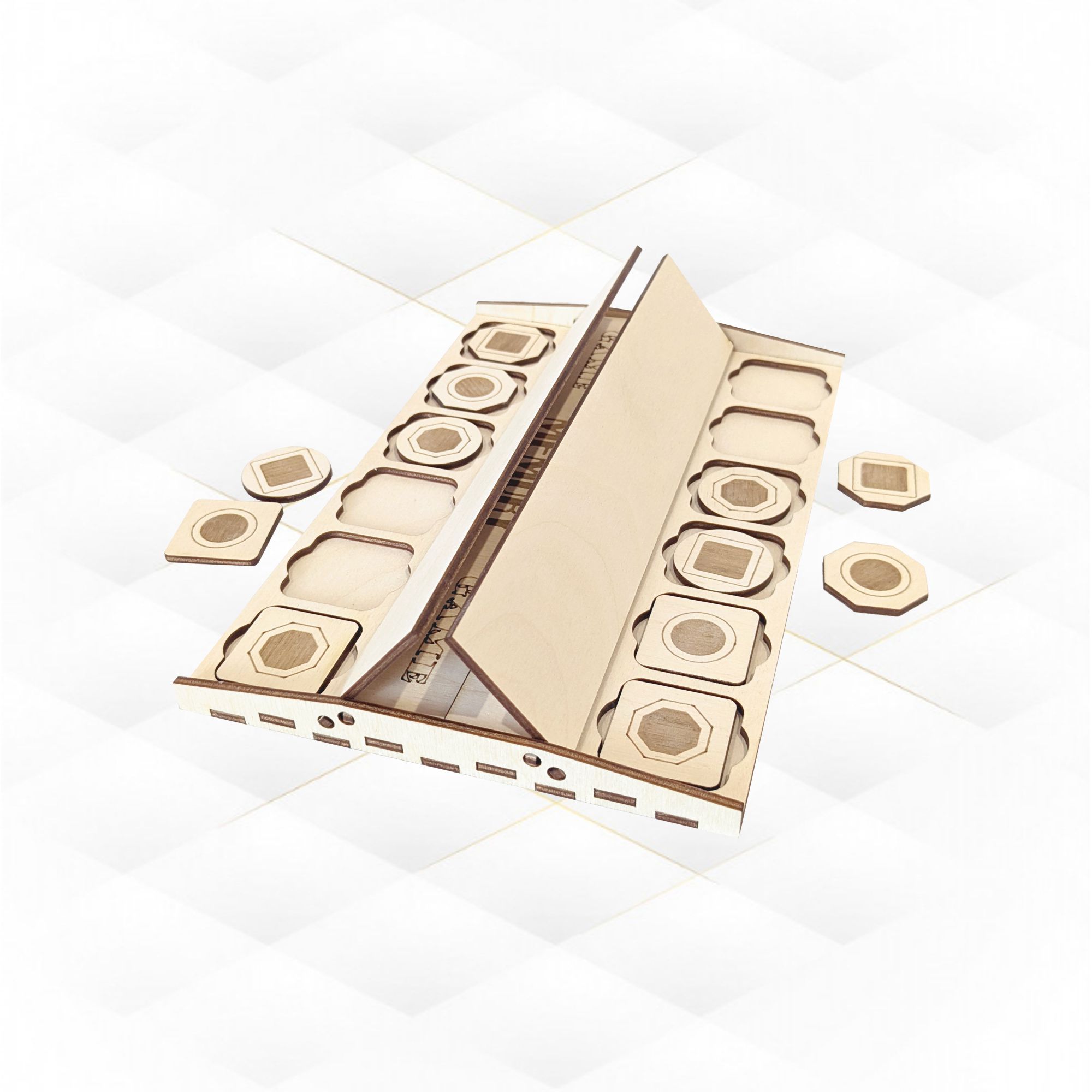 [Laser cut and engrave] Board Game Memory Laser Cut Template, Gift Set Games, Laser Cutting Model