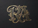 [Laser cut and engrave] RA Luxury Wedding Emblem – Sophisticated R & A Initial Design for Bridal Stationery, Welcome Signs, Engraving & Laser Cutting