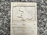 [Laser cut and engrave] Charmeleon Pokemon Trading Card Wooden Collectible