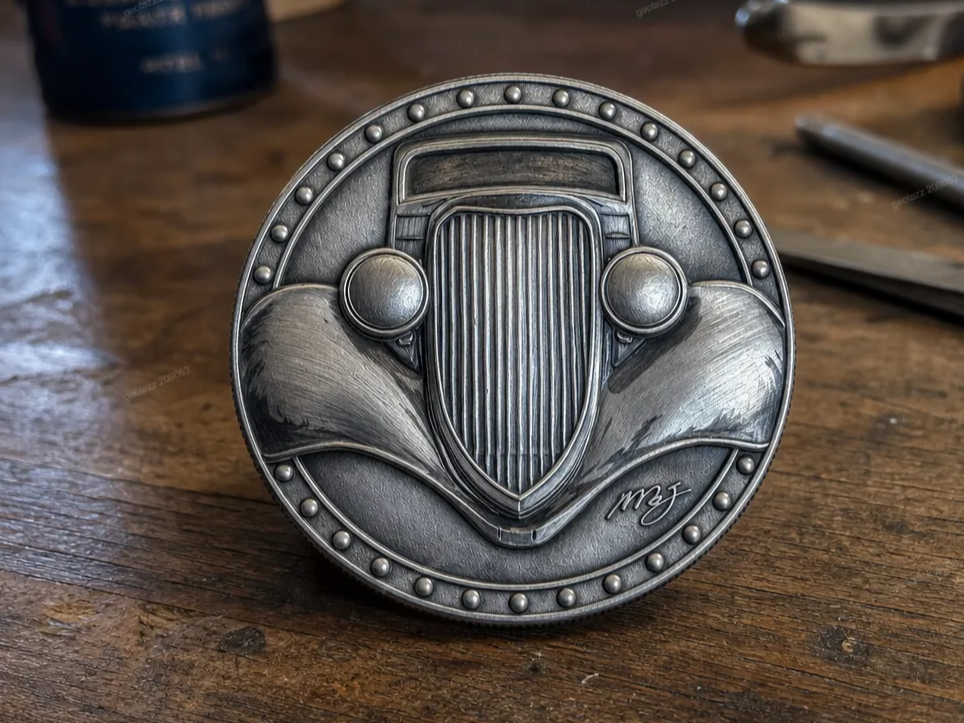 custom car coin