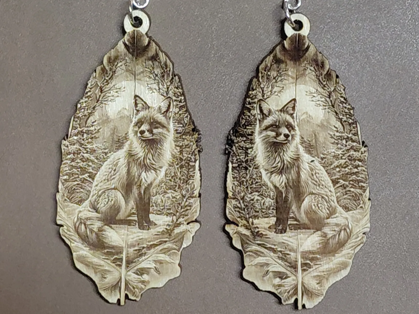 Fox Leaf earrings