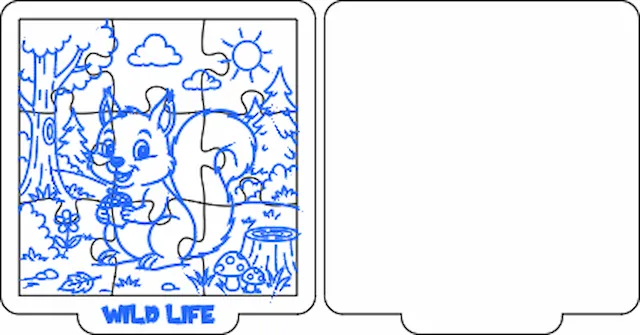 Happy Squirrel Wild Life Puzzle.xcs