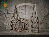 [Laser cut and engrave] 3D Dragon Scale Beer Caddy Laser Cut