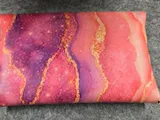 [DTF Printing] Pink & Black Halftone Leather Prints