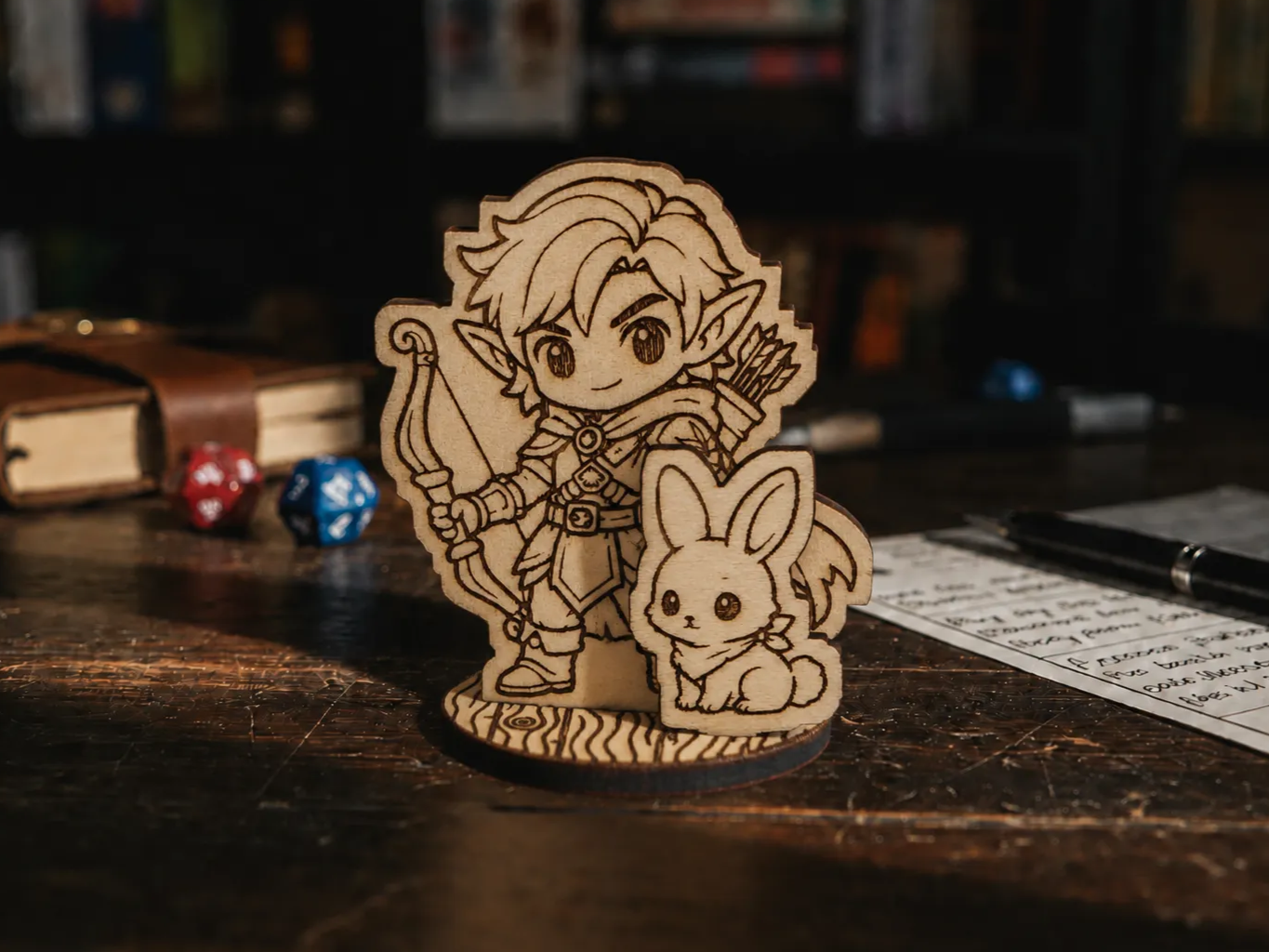 Tiny Tavern Heroes – Elf Ranger & Bunny Companion