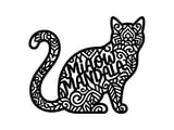 [Laser cut and engrave] 14 Ornate Cat Lover Laser Designs
