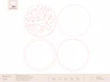 [Laser cut and engrave] Circular Moon Surface Wall Light with Warm Backlit Glow