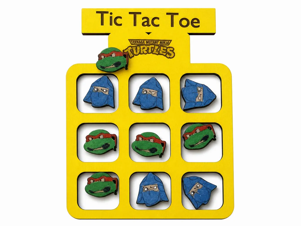 Teenage Mutant Ninja Turtles Tic Tac Toe Game