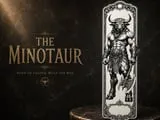 [Laser cut and engrave] The Minotaur Mythological Warrior Vertical Wall Plaque