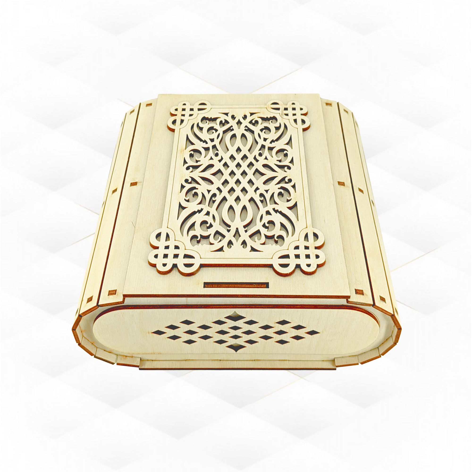 [Laser cut and engrave] Gift Jewelry Box Decoration Laser Cut Template, Storage Case, Laser Cutting Design