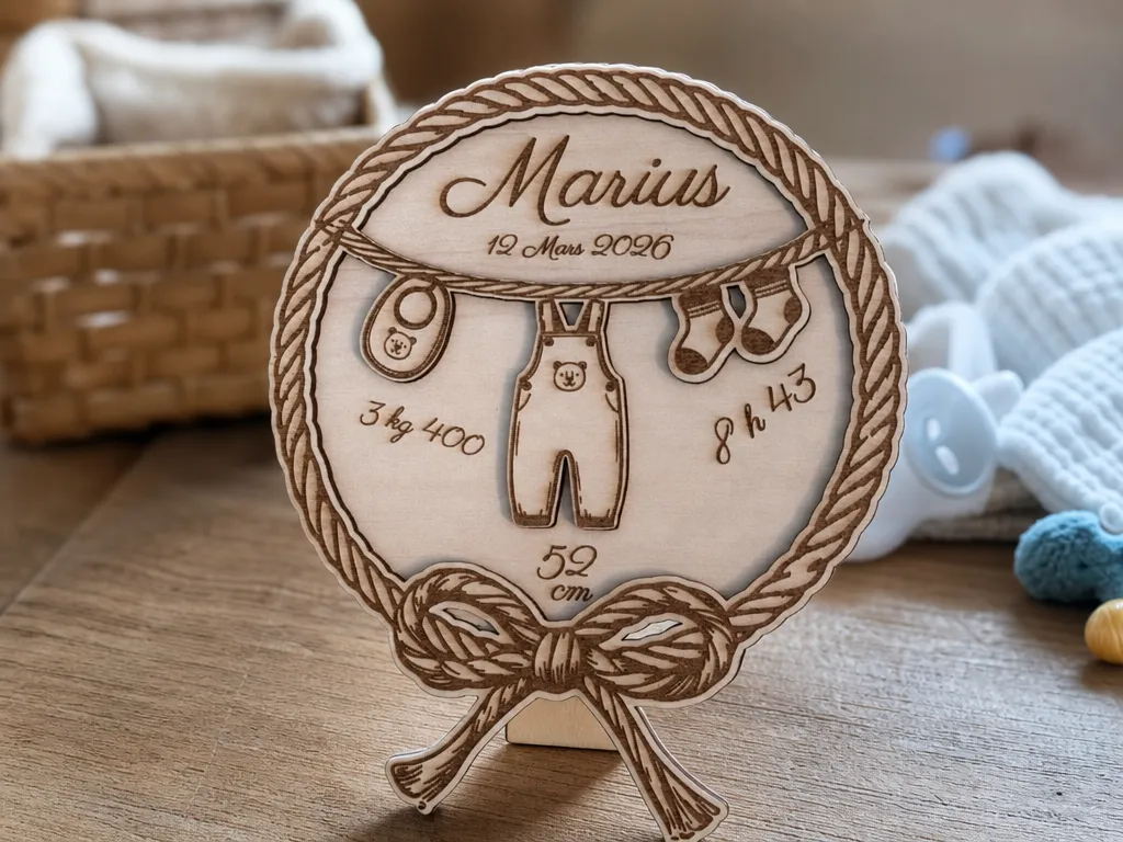 plaque naissance