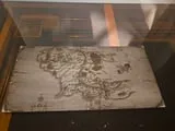 [Laser cut and engrave] Middle-earth fantasy map of Lord of the Rings
