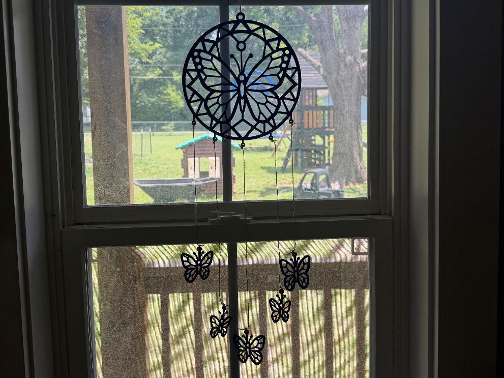 Butterfly Dreamcatcher Window Hanging