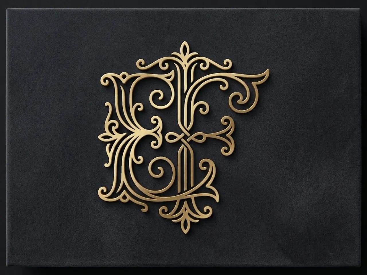 [Laser cut and engrave] EF Elegant Wedding Monogram – Refined Interlocked Couple Initials for Laser Cut Signs, Cake Toppers, Invitations & Engraving