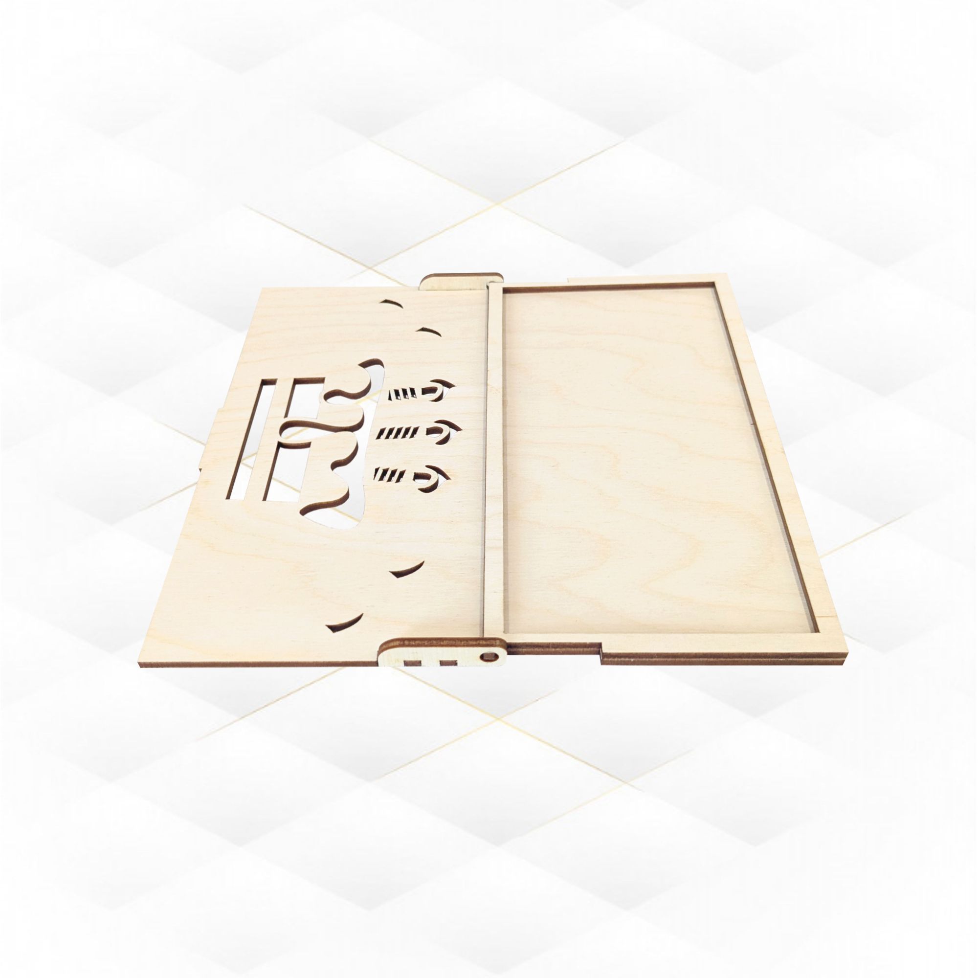 [Laser cut and engrave] Gift Money Box Case Laser Cut Template, Cover Cash Laser Cutting Design