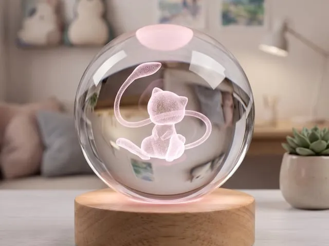 Mew Pokemon Crystal Ball