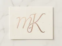 [Laser cut and engrave] Stylish MK Lettermark Monogram Logo