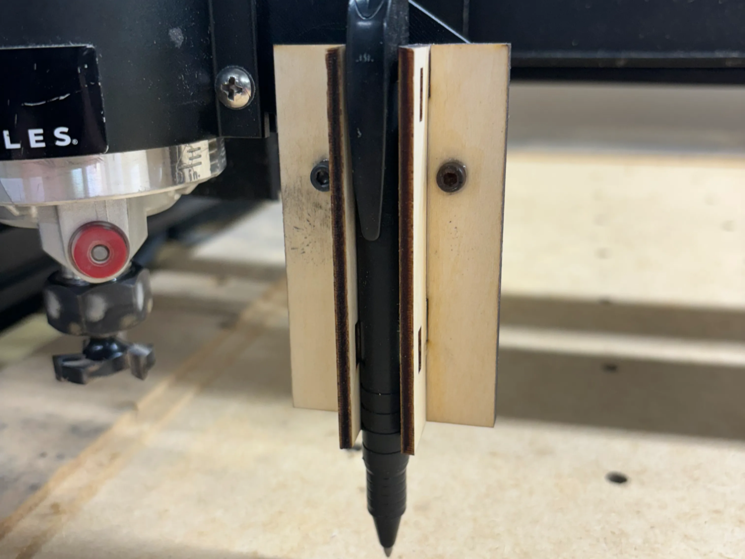 Pen holder for  JTECH Laser add on