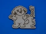 [Laser cut and engrave] 🐶 Paws & Puns: 5 Funny Dog Pun Fridge Magnets