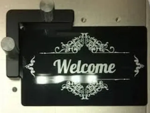 welcome card