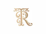 [Laser cut and engrave] TR Elegant Wedding Monogram – Timeless Interlocked Couple Initials with Graceful Ornamental Detail for Laser Cut Signs, Cake Toppers & Engraving