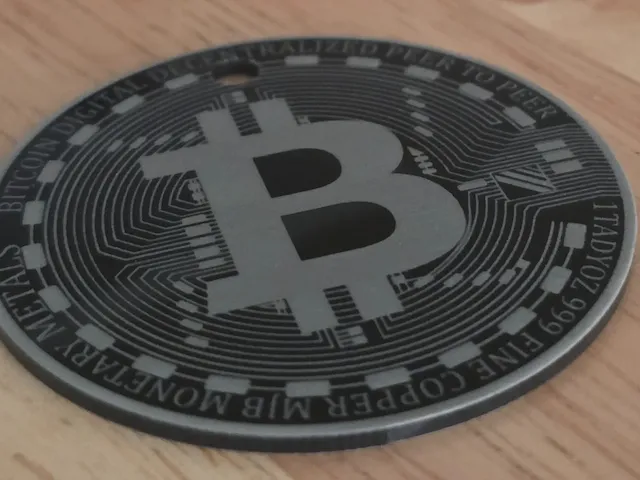 Bitcoin Cryptocurrency Logo Round Pendant