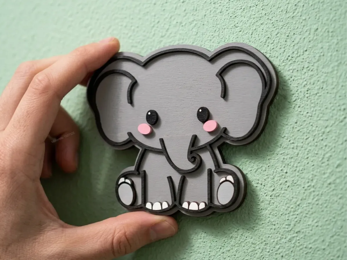 Baby Wall Decor - Baby Elephant