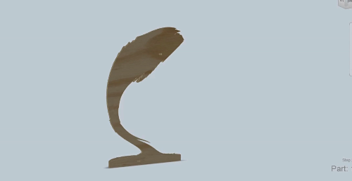 [Laser cut and engrave] Layered Dolphin SVG | 3mm Laser Cut File | Wooden Ocean Animal Decor (Digital Download)