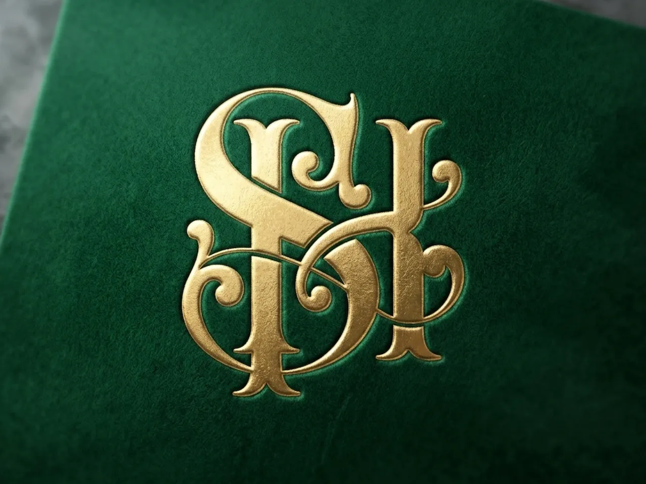 [Laser cut and engrave] SH Ornate Royal Monogram Emblem