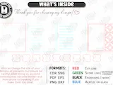 [Laser cut and engrave] Flower Shaped Embroidery Floss Organizer with Thread Bobbins Laser Cut Bundle. Crafting and Sewing