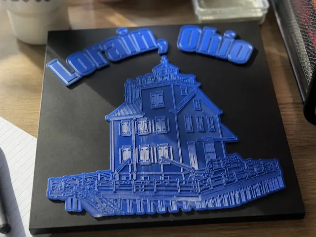 Lorain, Ohio Lighthouse Wall Plaque
