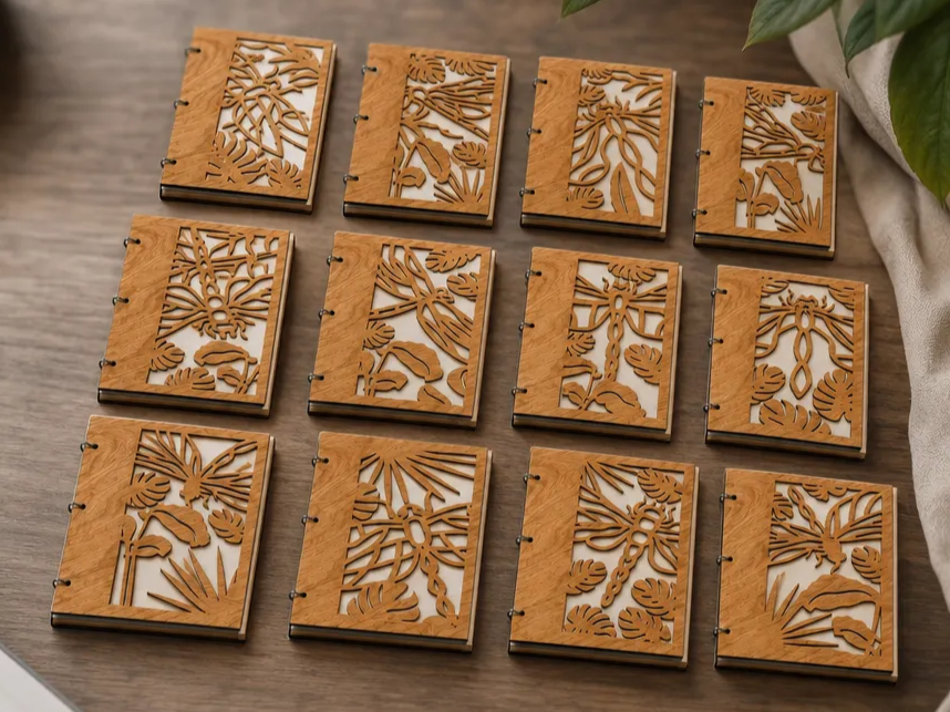 Dragonfly Notebook Cover Laser Cut 12 Designs