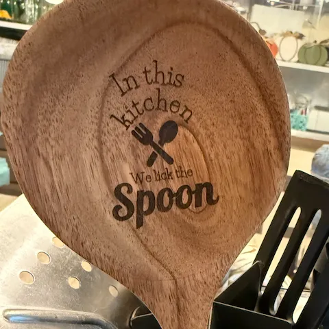 Acacia wood spoon