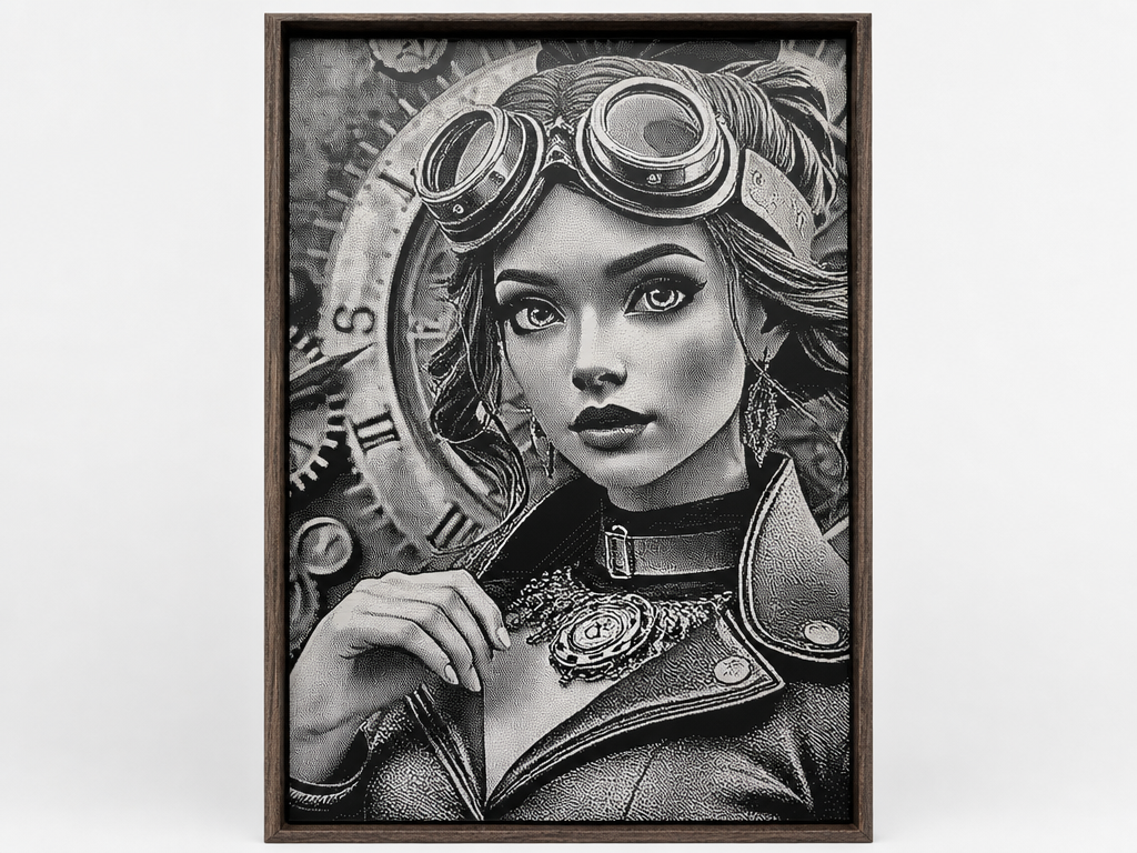 Steampunk young lady