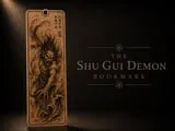 [Laser cut and engrave] Shu Gui Demon Japanese Folklore Wooden Bookmark
