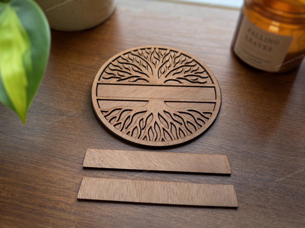 Tree of Life Circular Sign with Customizable Name Plate