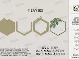 [Laser cut and engrave] 3D Christmas Ornament Frames Bundle. Xmas Tree Picture Frame Laser Cut File. Family Photo Holder. Holiday Decor. Xmas Quotes SVG