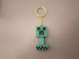 [Laser cut and engrave] Porte-clés Creeper vert inspiré du jeu vidéo Minecraft