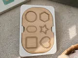 [Laser cut and engrave] Puzzle éducatif en bois avec formes géométriques pour enfants