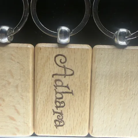 Wooden Keychain