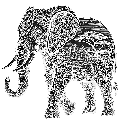 Elephant cut and engrave.xs