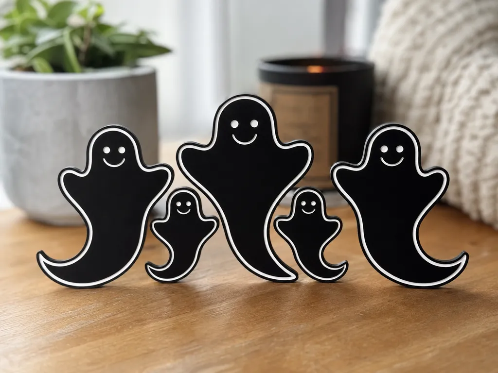 Ghost Family - Laser Cutting Design