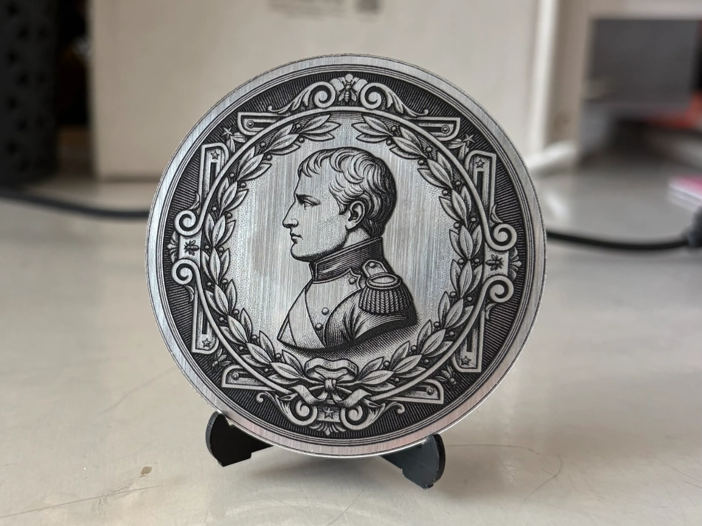 Décoration Napoléon acrylique