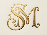 [Laser cut and engrave] SM Modern Luxury Monogram – Sophisticated S & M Initial Mark for Premium Weddings, Branding, Engraving & Laser Cut Projects