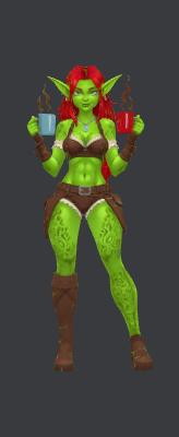 Goblin girl with coffee.xs