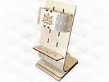 [Laser cut and engrave] Gift Holder 3 Pens Laser Cut Template, Desk Organizer Office, Laser Cutting Design