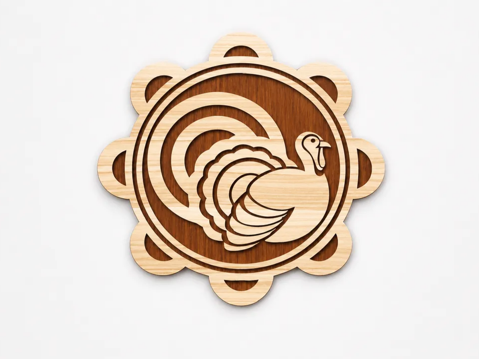 Thanksgiving Turkey Wall Hanging Ornament