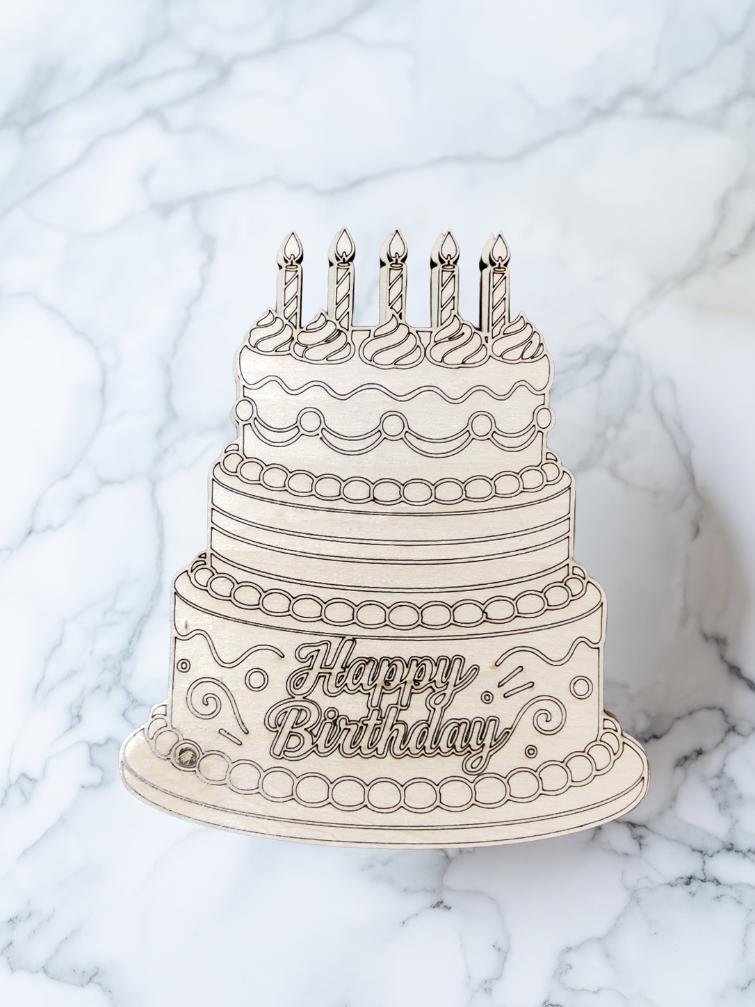 Birthday Cake "Twist" Gift Card Holder instruction: step 1 - 